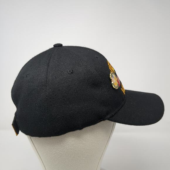Vietnam Veteran Strapback Baseball Cap Black One Size Embroidered KYS Design Cap - Picture 5 of 9